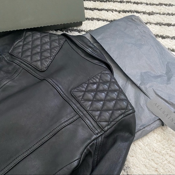 Allsaints Leather Jacket - Picture 5 of 13